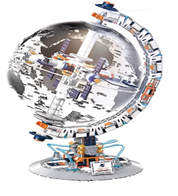 Globo con estación espacial (CK8515)